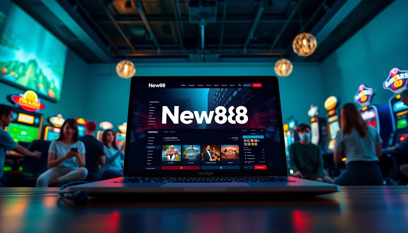 Engaging online gaming scene showcasing new88go.com interactive betting platform