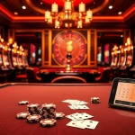 Experience luxury gaming at 69vn.gb.net featuring classy casino tables and vibrant slot machines.