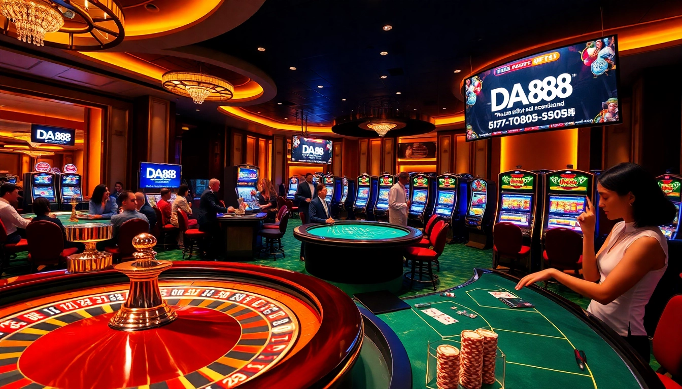 Experience the thrill of DA 88 with games and excitement at a luxury casino.
