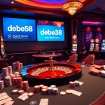 Experience the excitement of high-stakes gambling at https://debet678.com/ with professional players at a roulette table.