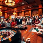 Players enjoying thrilling games of chance at 789F's vibrant casino atmosphere.