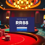 Engaging scene of ĐĂNG NHẬP RR88 with vibrant casino elements, inviting players to join.