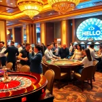 Experience the excitement of HELO88 as players enjoy high-stakes casino games and sports betting.