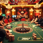 Experience the thrill of betting at the J88 casino with vibrant tables and engaging gameplay.