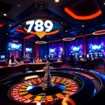 Experience the excitement of online gambling with 789bet's vibrant casino interface showcasing roulette and gaming action.