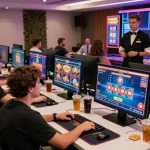 Exciting tk88 online casino gaming scene with players enjoying vibrant games and interactive experiences.