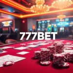 Experience the excitement of betting at 77BET with vibrant casino chips and engaging gaming interfaces.