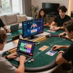 Winning at online poker with new pk luck strategy during an exciting home game session