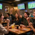 Bongdallu users engaged in a thrilling sports betting experience with live match excitement.