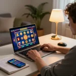 Rachit immerses in thrilling online slots gameplay experience with detailed strategy notes.