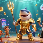Experience thrilling gameplay with 789WIN's vibrant underwater casino scene bursting with excitement.
