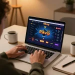 Engaging gameplay on Rikvip casino platform from a player’s perspective, emphasizing the online gaming experience.