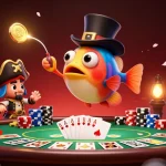 Experience high-stakes action at kjcc with vibrant casino characters in a thrilling card game scene.