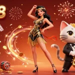 Engage with thrilling games at Fly88, featuring vibrant characters and dynamic casino elements.