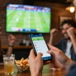Bet on your favorite team while Tải app Say88 on your smartphone at a lively sports bar.