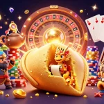 Experience the thrill of 66b with captivating slots, golden winnings, and animated characters in play.
