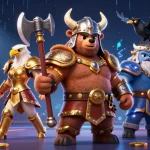 Experience thrilling gameplay with 99win in a vibrant casino scene filled with action.
