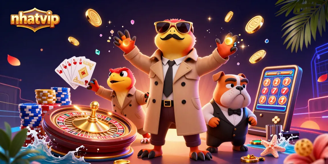 Nhatvip brings thrilling excitement with raptors sneaking into a VIP casino lounge