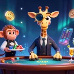 Join the excitement at AO88 with vibrant casino elements as characters enjoy high-stakes games!