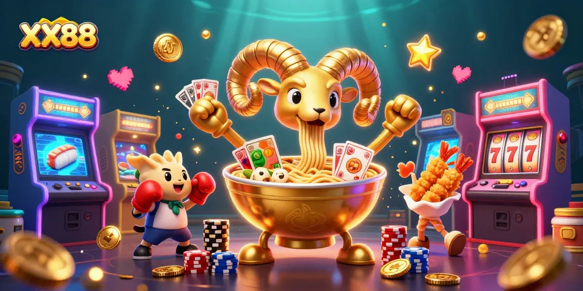 Experience thrilling gameplay at XX88 with unique characters and vibrant casino elements.