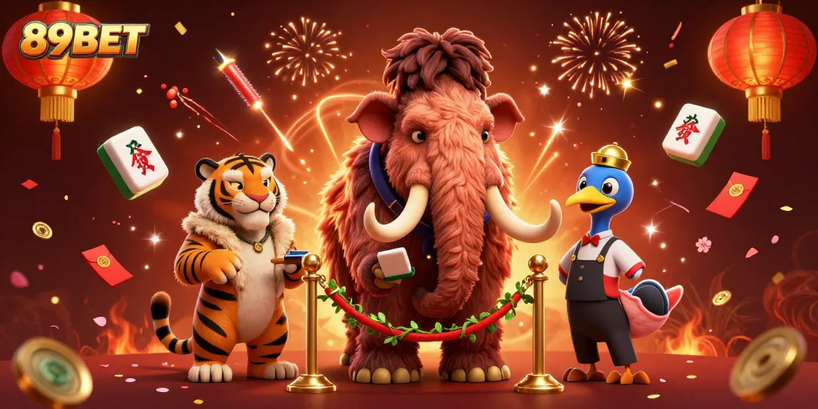 Join the 89BET experience with vibrant characters and lively casino elements in a thrilling 3D scene.