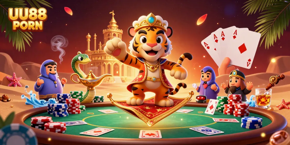 Experience live gaming thrills with UU88 PORN featuring vibrant casino characters in action.