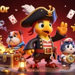 Engage in sunwin20r's vibrant casino adventures with cartoon characters exploring underwater treasures.