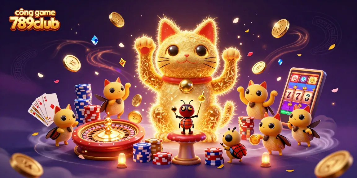 Join the excitement at cổng game 789club with vibrant casino imagery and dynamic gaming elements.