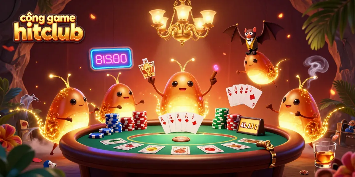 Experience the thrill at cổng game hitclub with dynamic gameplay in a colorful casino setting.