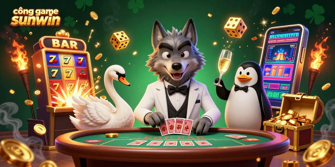 Engage in thrilling games at cổng game sunwin with a vibrant casino atmosphere