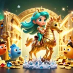 Join the excitement of UU88 with vibrant mermaid-themed gambling illustrations showcasing treasures and gaming action.